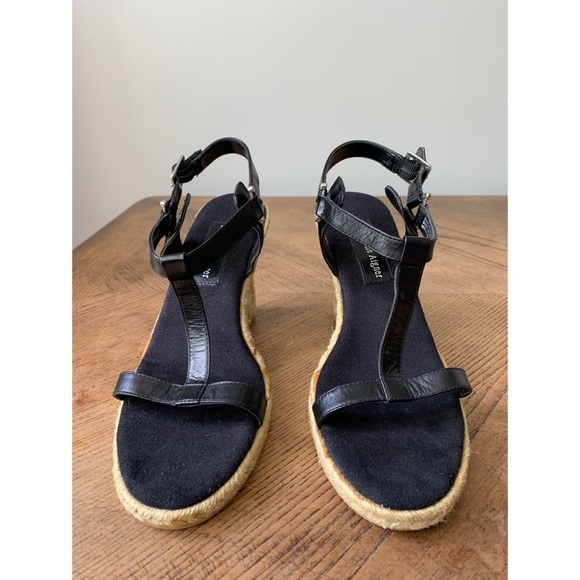 NWOB Etienne Aigner Strappy Wedge Sandals - Picture 2 of 8